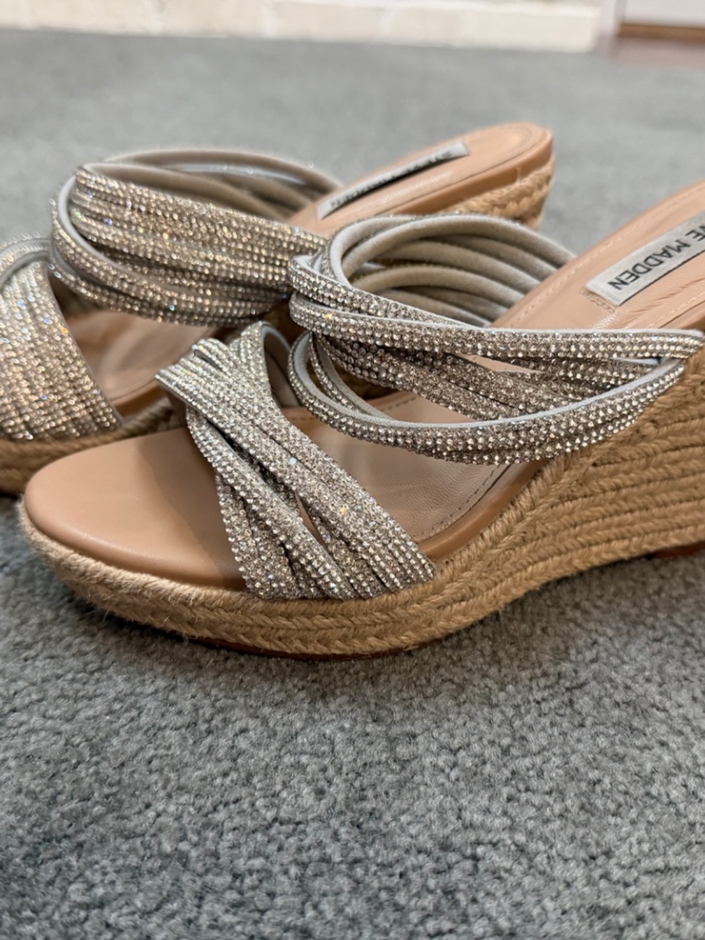 Steve Madden Rhinestone Wedges - Picture 3 of 6